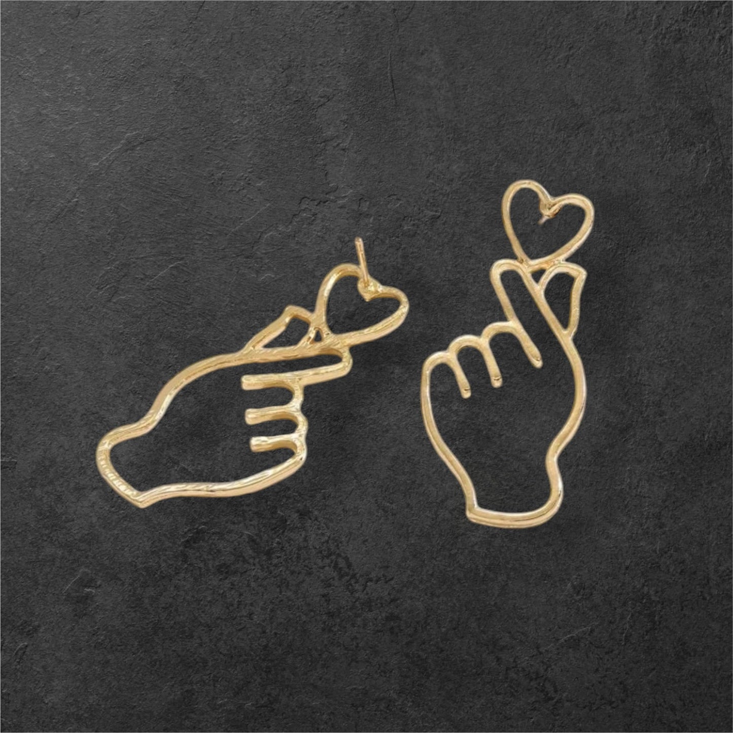 Cute Heart Gesture Earrings
